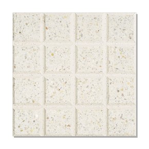 loseta granítica adoquín recto 16 panes blanco natural c208 40x40